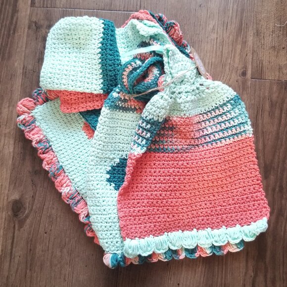 6 Piece Knitted Handmade Kitchen Set - Picture 7 of 8